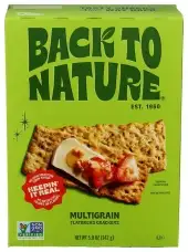 Back To Nature Crackers Fltbread Mltgrn