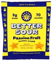 Better Sour Gummy Stars Passion Fuit