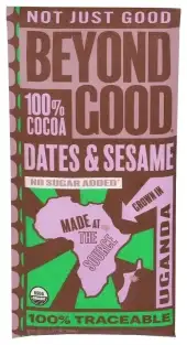 Beyond Good Bar Choc 100 Date Sesame