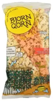 Bjornqorn Popcorn Spicy Sunpoppd