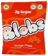 Blobs Candy Orange Peach Gummy