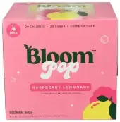 Bloom Pop Soda Pop Rspbry Lmnd 4Pk