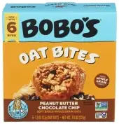 Bobos Oat Bars Bites Oat Pb Choc Chip