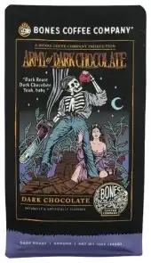 Bones Coffee Company Ground Army Dk Choc Coffee