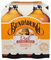 Bundaberg Soda Gngr Beer Diet 4Pk