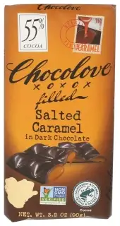 Chocolove Choc Bar Drk Slt Caramel