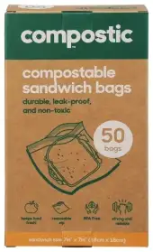 Compostic Bags Sandwich Compostabl