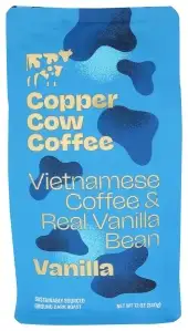Copper Cow Coffee Ground Vanilla Coffee