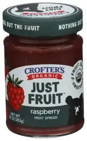 Crofters Fruit Sprd Raspbry Org