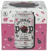 Culture Pop Soda Prbtc Blck Cher 4Pk