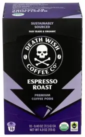 Death Wish Coffee Coffe Ss Esprss Rost Org