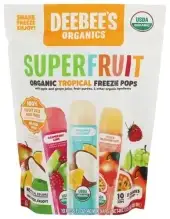 Deebees Organic Freezie Tropical Cse Org
