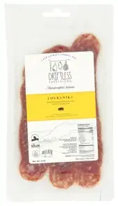 Driftless Provisions Salami Loukanika Sliced