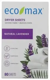 Eco Max Dryer Sheets Lavndr 80Ct