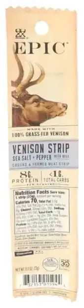 Epic Strip Venison Stk Sslt Pp