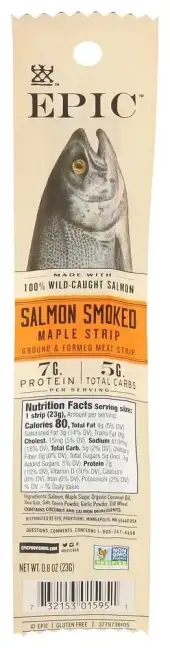 Epic Strip Salmn Flt Smoked Mapl