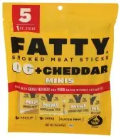 Fatty Meat Stick Cheddar 5Pc