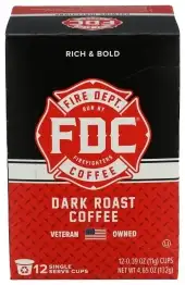 Fire Department Coffee Coffee Kcup Dark Roast