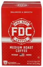 Fire Department Coffee Coffee Kcup Medium Roast