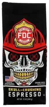 Fire Department Coffee Ground Skull Crush Expresso