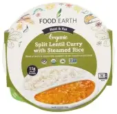 Food Earth Entree Lentil Curry Rice