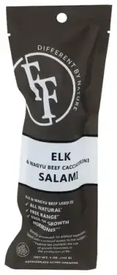 Fossil Farms Salami Elk Beef Cacctrni