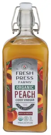 Fresh Press Farms Vinegar Peach Cider Org