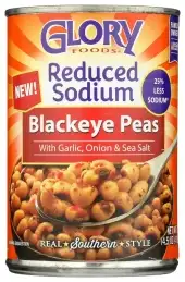 Glory Foods Peas Blackeye Rd Sodium