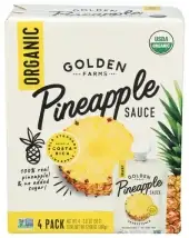 Golden Farms Sauce Pineapple Org 4Pk