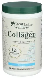 Great Lakes Wellness Collagen Peptides Vanila