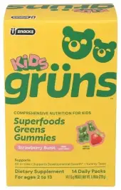 Gruns Kids Superfd Green 14Pkt