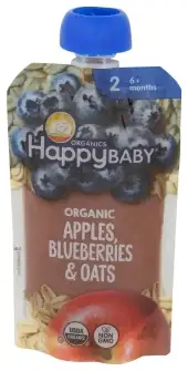 Happy Baby S2 Apple Blbry Oats Org