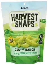 Harvest Snaps Snack Crisps Zesty Ranch