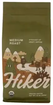 Hiker Coffee Ground Medium Roastt Coffee