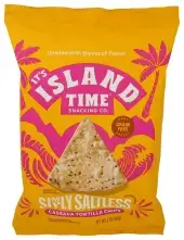 Its Island Time Snacking Chips Cassava Saltless