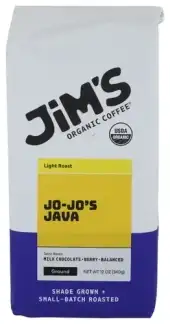 Jims Organic Coffee Ground Jojos Java Organic Coffee