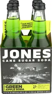 Jones Soda 4Pk Green Apple