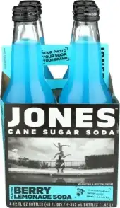 Jones Soda 4Pk Berry Lemonade