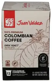 Juan Valdez Coffee Coffee Pods Drk Rst 12Ct