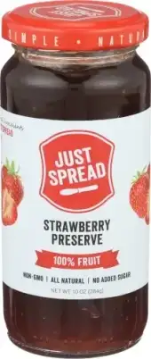 Just Spread Preserve 100Pct Frt Strwb