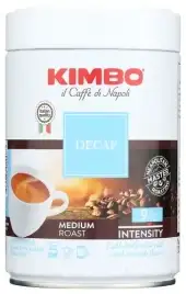 Kimbo Decaf Ground Tin Coffee