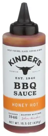 Kinders Sauce Bbq Honey Hot Sqz
