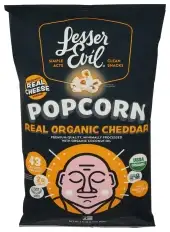Lesser Evil Popcorn Real Cheddar