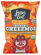 Lesser Evil Cheezmos Blazn Hot Chddr
