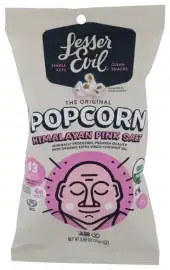 Lesser Evil Popcorn Bag Hmlyn Pnk Organic