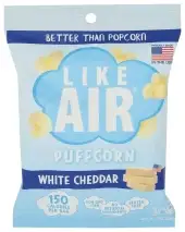 Like Air Puffcorn White Cheddar