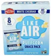 Like Air Puffcorn Wht Chdr Mp 8Pc