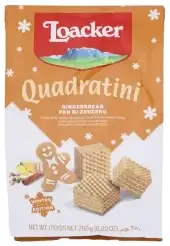 Loacker Wafer Gingrbrd Quad Hol