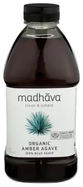Madhava Agave Nectar Amber Org