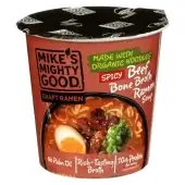 Mikes Mighty Good Soup Cup Beef Spicy Organic